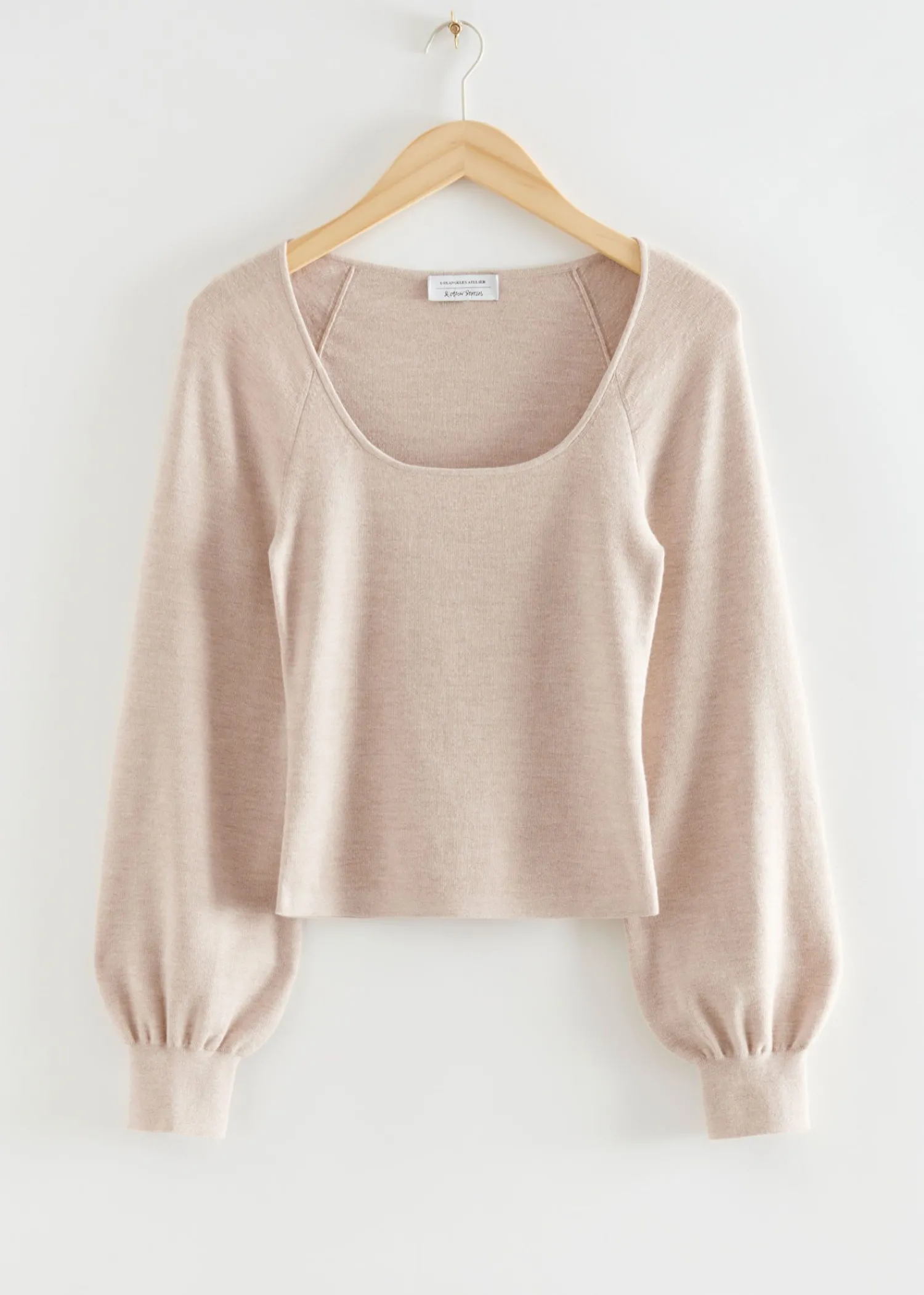 Discount Slim-Fit Blod Strik Top Kvinder Toppe