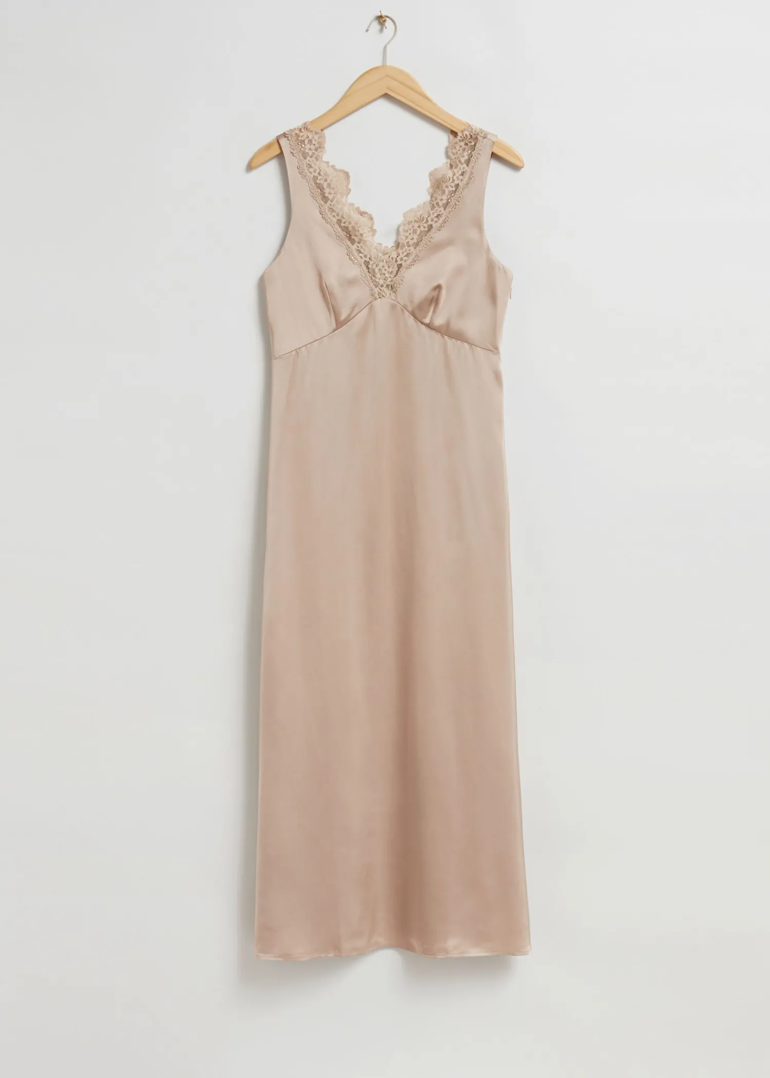 New Slipkjole Med Blonder Kvinder Kjoler