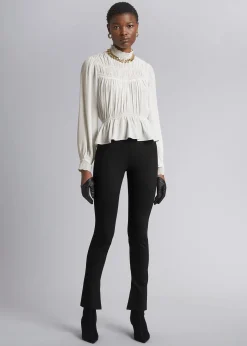 Cheap Smocket Bluse Kvinder Bluser Og Skjorter