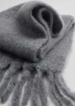 Best Sale Stort Mohair-Blend Torklaede Kvinder Matchende Sæt