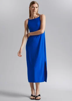 Outlet Strappy Kjole Med Firkantet Hals Kvinder Kjoler