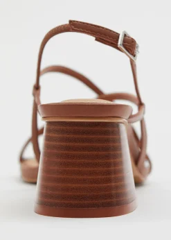 Best Sale Strappy Laedersandaler Kvinder Sandaler Med Hael