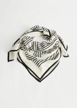 Best Stribet Let Uld Torklaede Kvinder Tørklæder