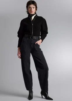 Cheap Strikket Cardigan Med Lynlas Kvinder Strik