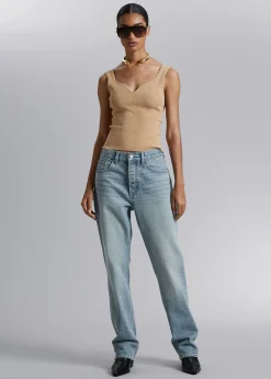 Sale Sweetheart-Neck Tanktop Kvinder Toppe