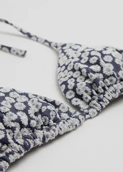 Outlet Tekstureret Trekant Bikini Top Kvinder Bikinier