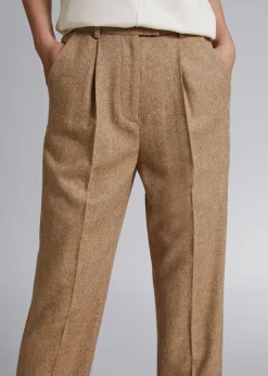 Cheap Tilspidsede Tweedbukser Kvinder Bukser