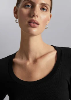 Outlet Top Med Rund Hals Kvinder Toppe