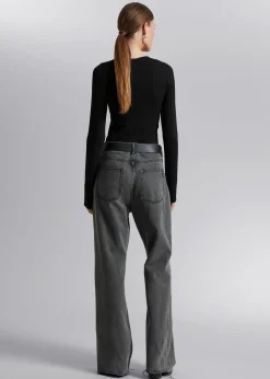 Outlet Top Med Rund Hals Kvinder Toppe