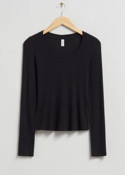 Outlet Top Med Rund Hals Kvinder Toppe