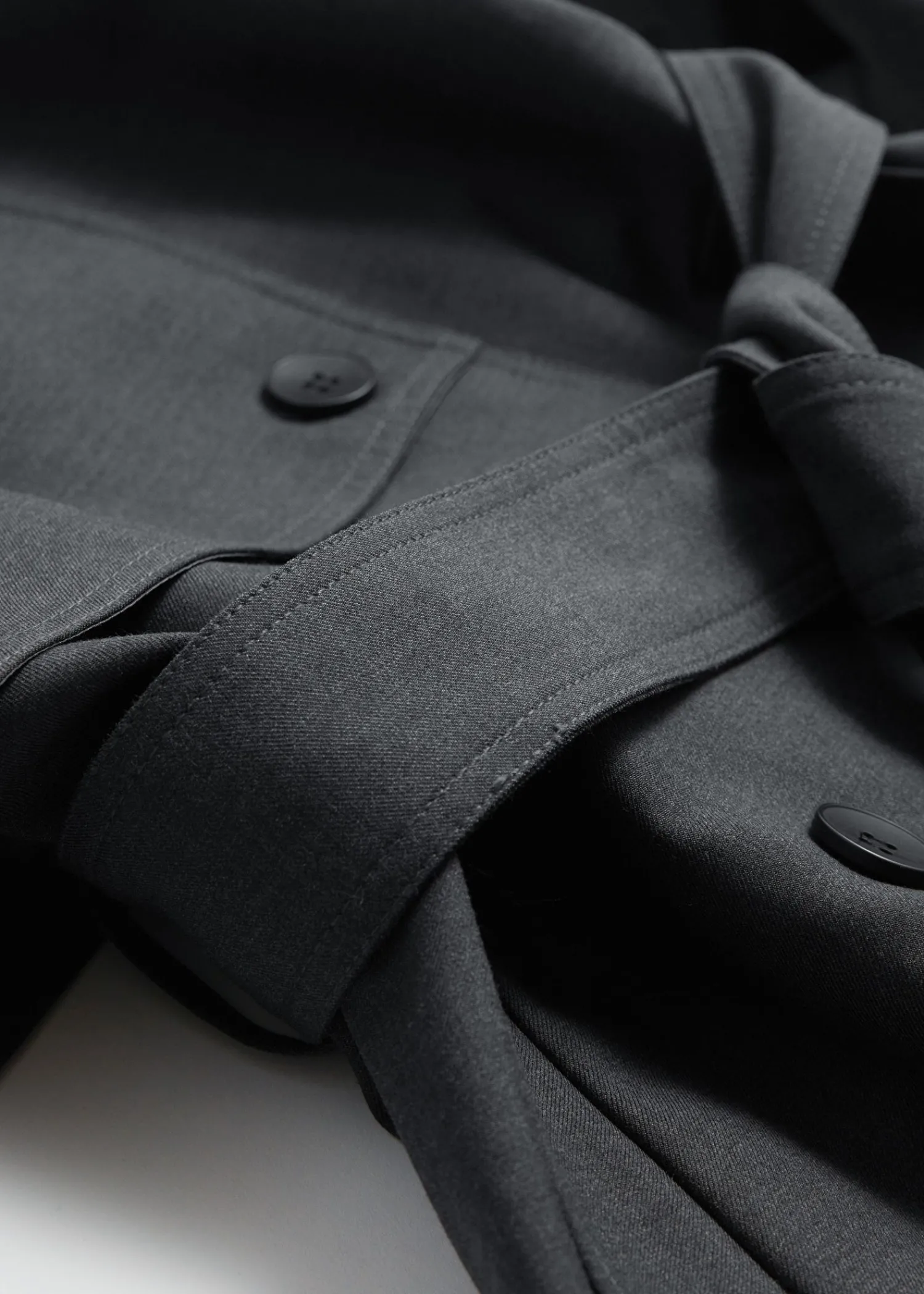 Cheap Trenchcoat Med Baelte Kvinder Frakker & Jakker