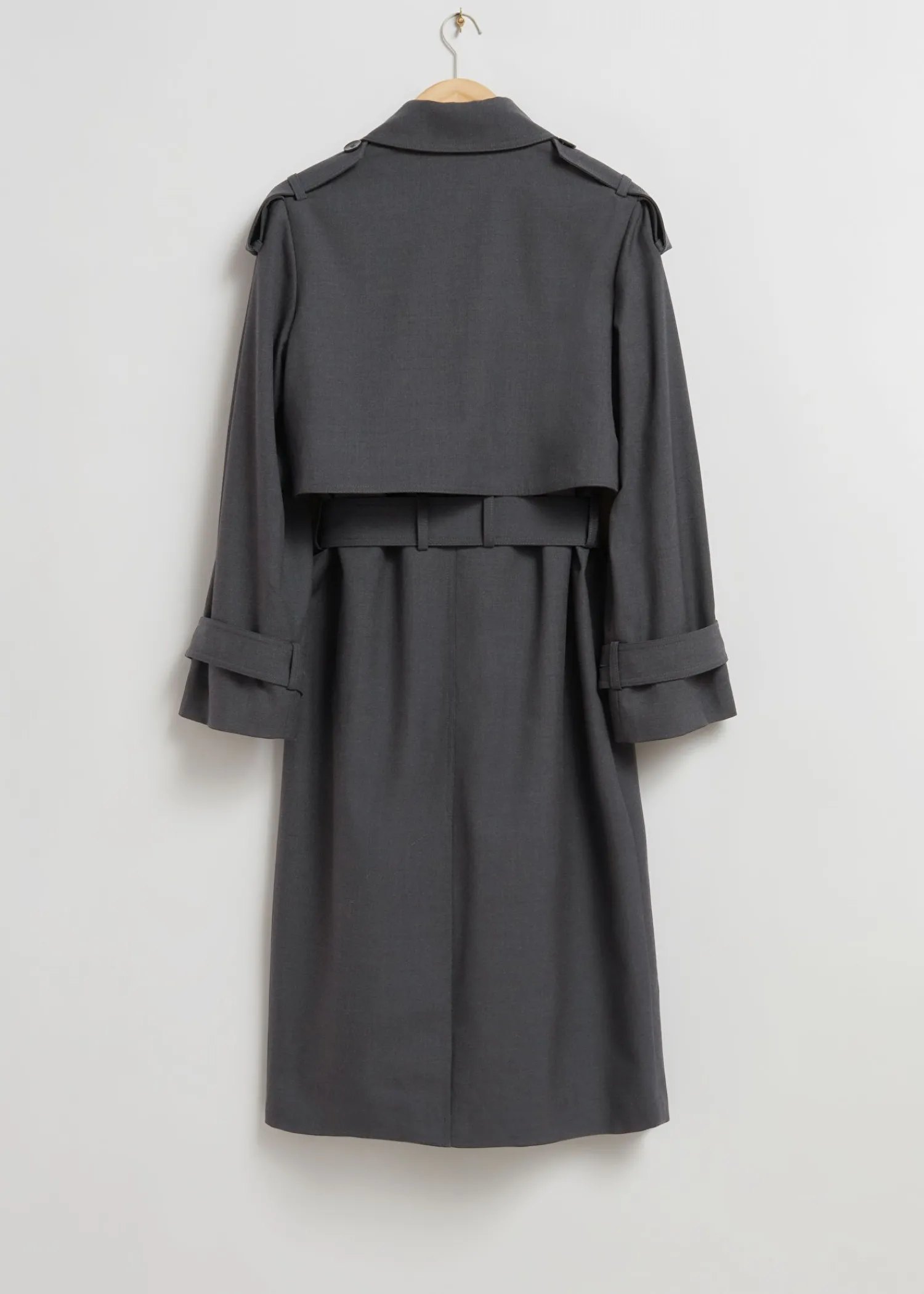 Cheap Trenchcoat Med Baelte Kvinder Frakker & Jakker