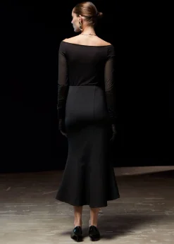 Best Sale Udvidet Midi-Nederdel Kvinder Nederdele