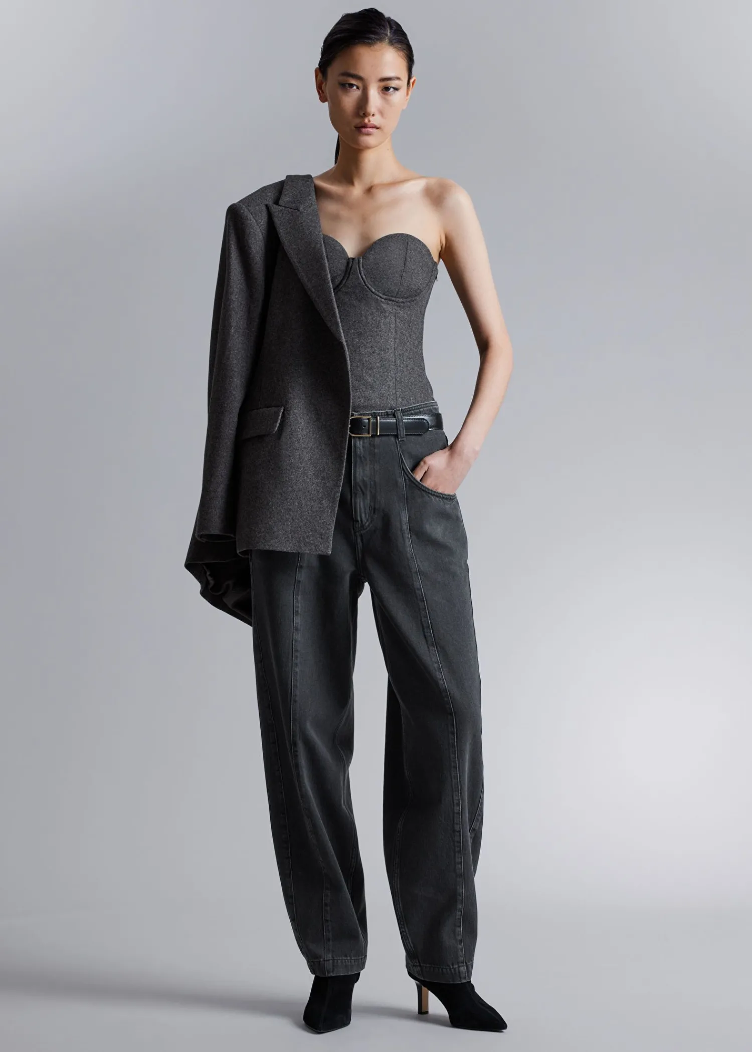 Flash Sale Uld Korset Top Kvinder Sæt Og Dragter