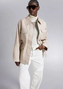 Cheap Utility Jakke Kvinder Frakker & Jakker