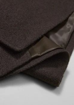 Cheap Voluminos Uldfrakke Med Baelte Kvinder Frakker & Jakker